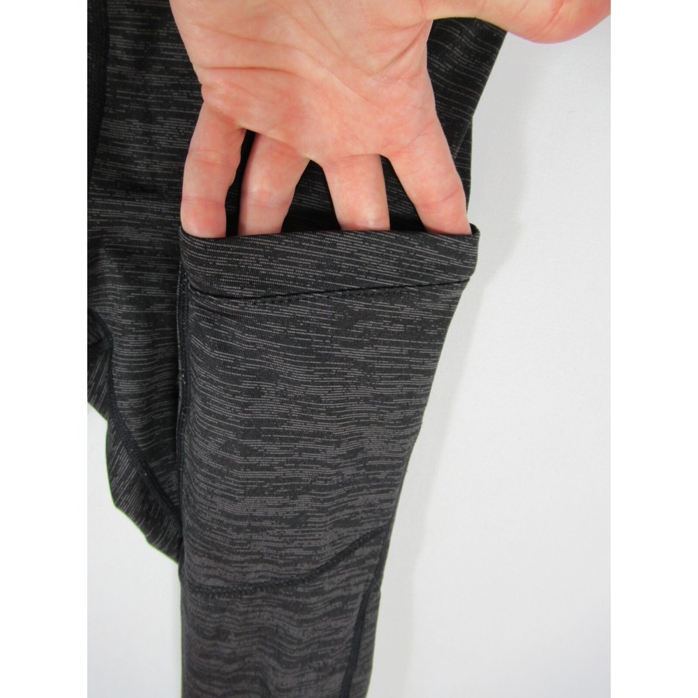 Mondetta Leggings Women Small Black/Gray Pockets Ruched - Picture 2 of 6